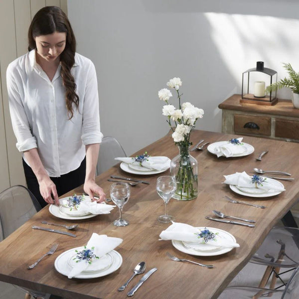 penguin home Napkin Rings - Floral Style Beaded 1102+ sold