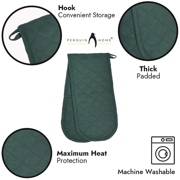 Penguin Home Oven Glove & Kitchen Tea Towels - Set Of 3 1500+ Sold