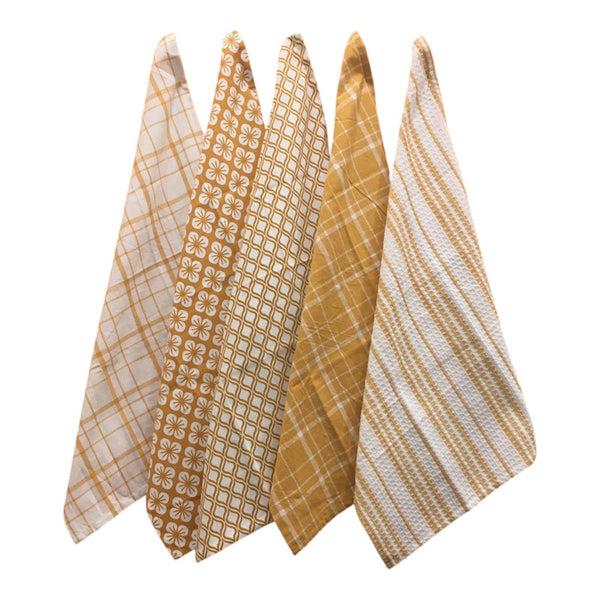 penguin home 100% Pure Cotton Tea Towel Set of 5 penguin home 100% Pure Cotton Tea Towel Set of 5