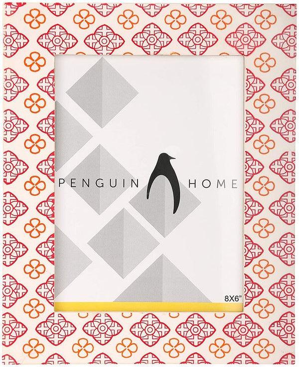 Penguin Home Resin Photo Frame - White & Pink 300+ Sold