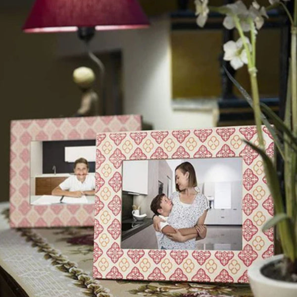 penguin home Resin Photo Frame - White & Pink 300+ sold