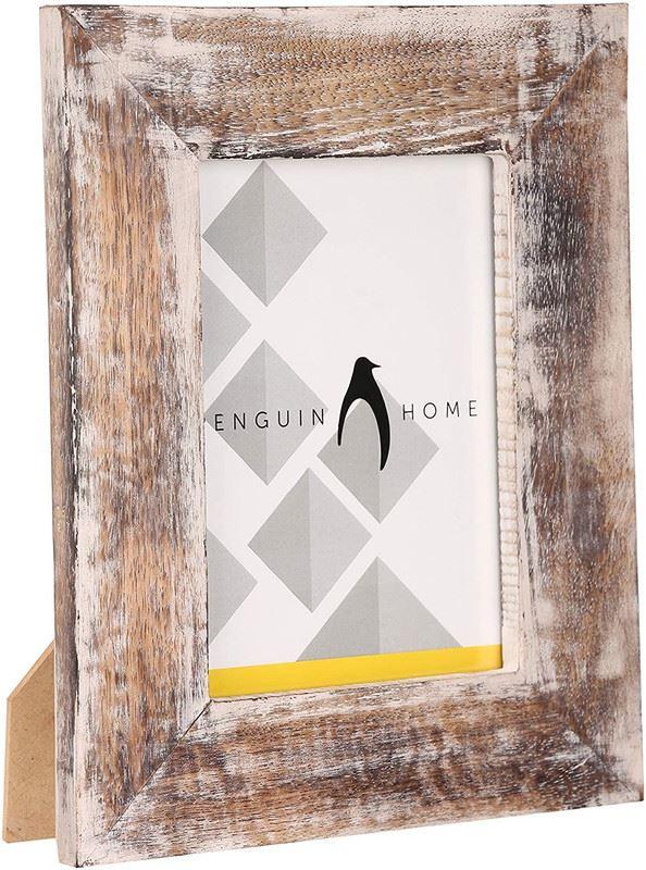 penguin home Photo Frame - White Wash Finish 500+ sold penguin home Photo Frame - White Wash Finish 500+ sold