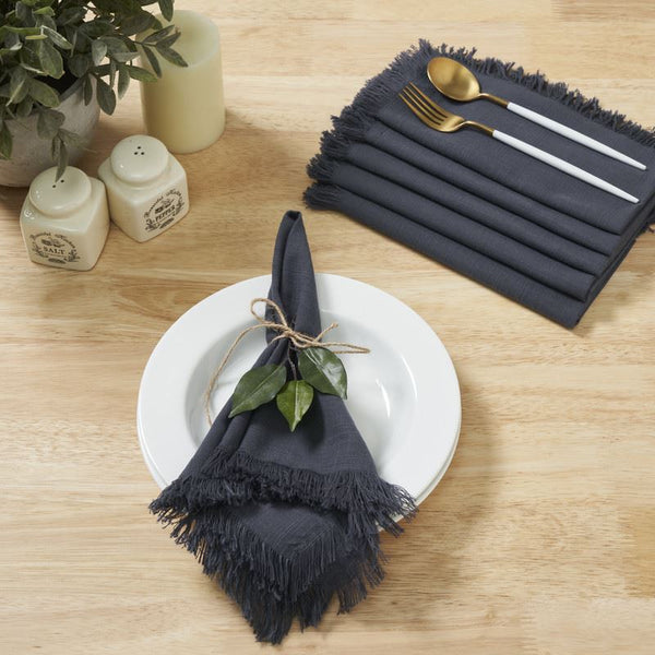 Penguin Home Reusable Cotton Napkin With Fringes Design (185 GSM) 300+ Sold