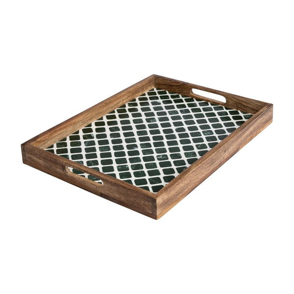 Penguin Home Serving Tray With Coasters Set - Moroccan Texture 400+ Sold