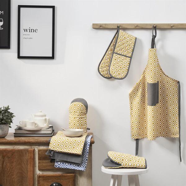 Penguin Home Set Of 6 Kitchen Set - Tea Towels Double Oven Gloves Oven Gloves & Apron 700+ Sold