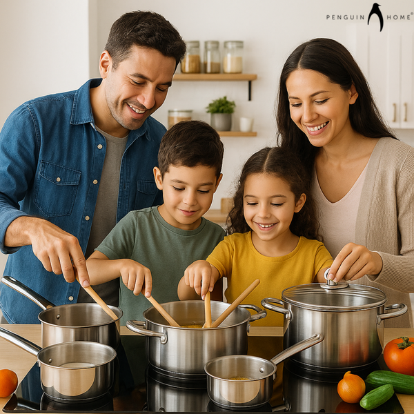 penguin home Stainless Steel Cookware Set - Induction Safe 700+ sold