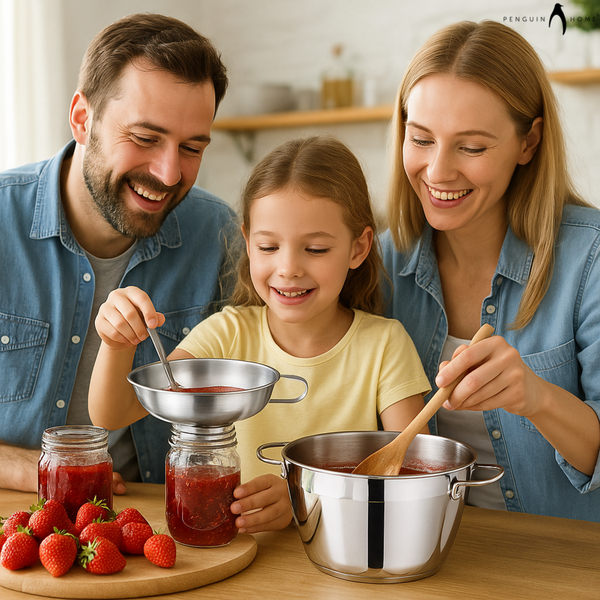 penguin home Stainless Steel Maslin Jam Pan - Induction safe 1200+ sold