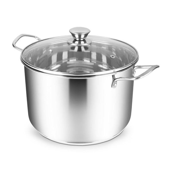 Penguin Home Stainless Steel Stockpot With Glass Lid 600+ Sold