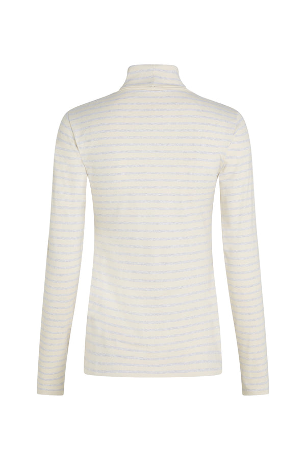 Penn & Ink LONGSLEEVE STRIPE (W25F1758LTD) GREY MELANGE