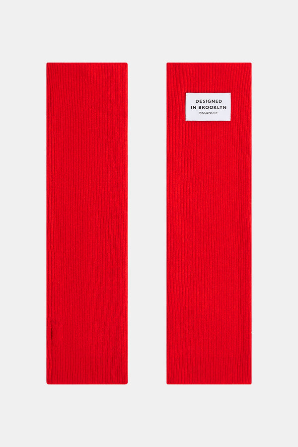 penn & ink ARM WARMERS (W25B360) TOMATO