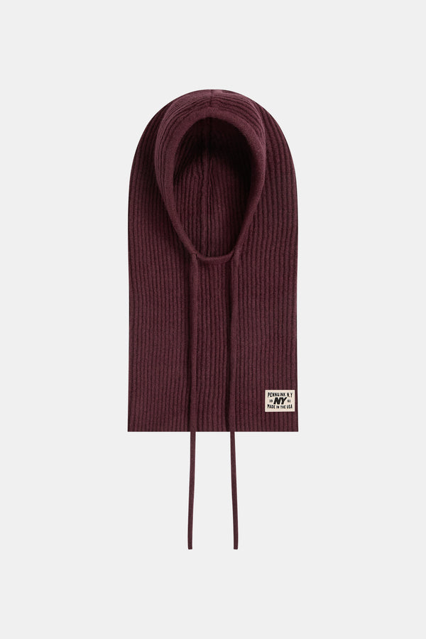 penn & ink BALACLAVA (W25B356) AUBERGINE