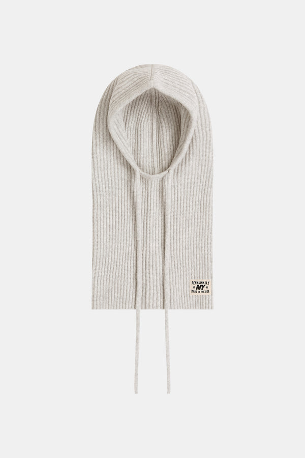 penn & ink BALACLAVA (W25B356) GREY MELANGE