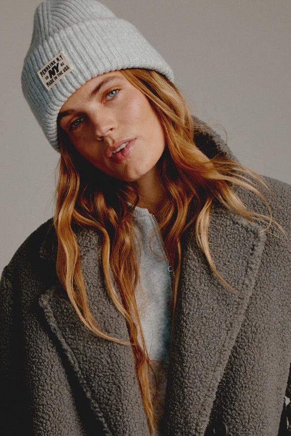 penn & ink BEANIE (W25B354) GREY MELANGE