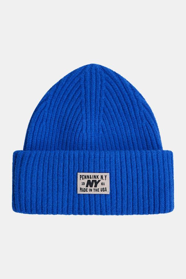 Penn & Ink BEANIE (W25B354) ROYAL BLUE