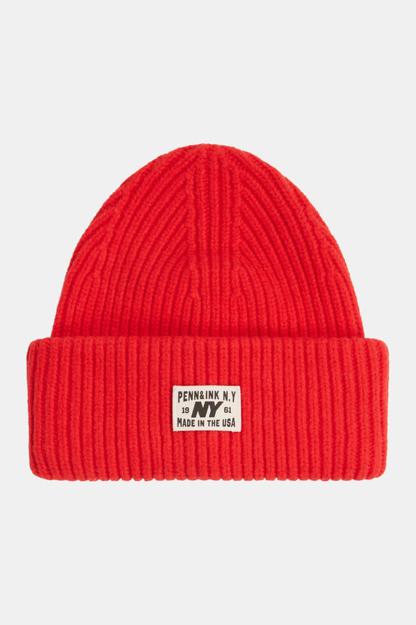penn & ink BEANIE (W25B354) TOMATO