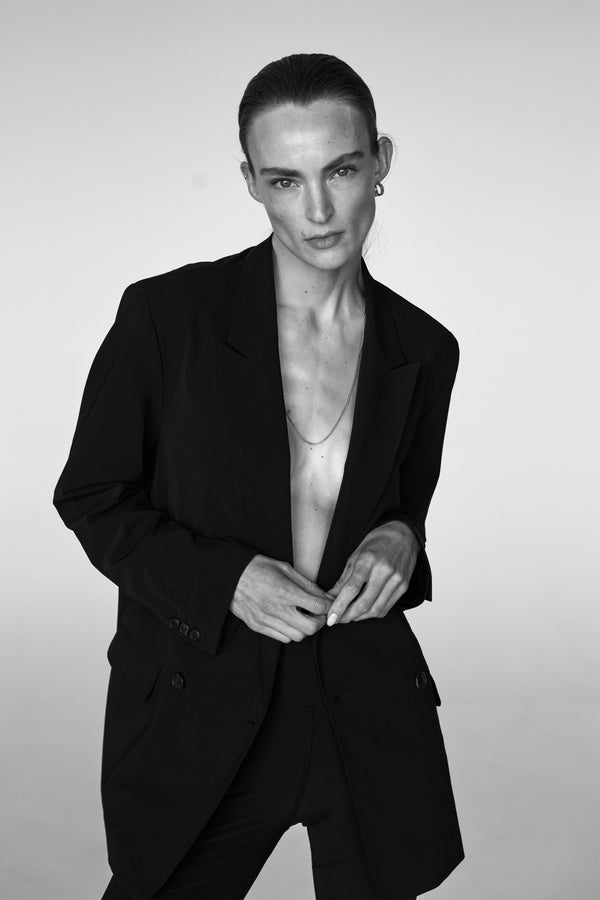 penn & ink BLAZER (LOGAN) BLACK