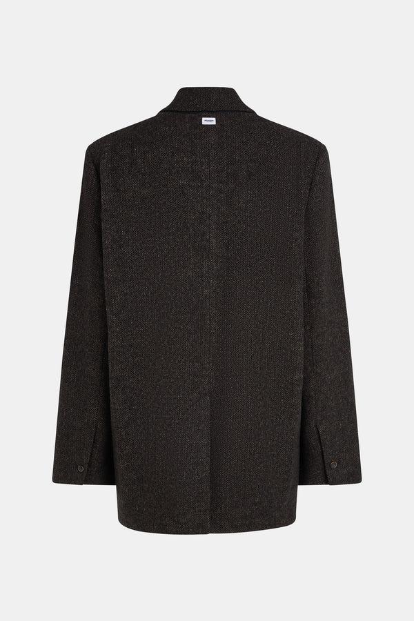 Penn & Ink BLAZER (W25N1622) BLACK MELANGE