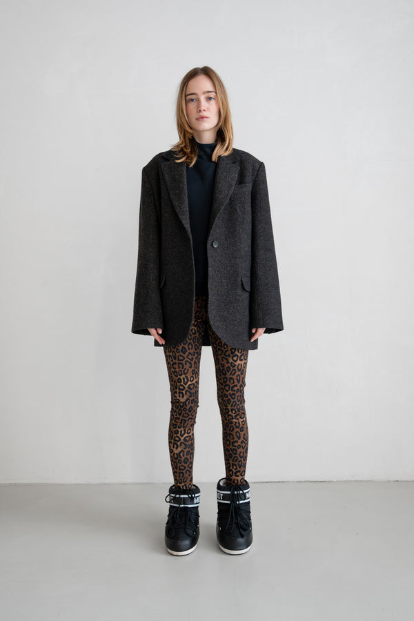 penn & ink BLAZER (W25N1622) BLACK MELANGE