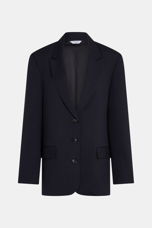 Penn & Ink BLAZER (W25N1630) NAVY STRIPE