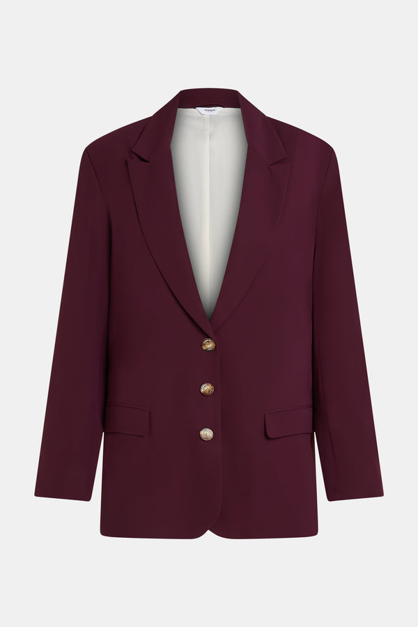 Penn & Ink BLAZER (W25N1641) AUBERGINE
