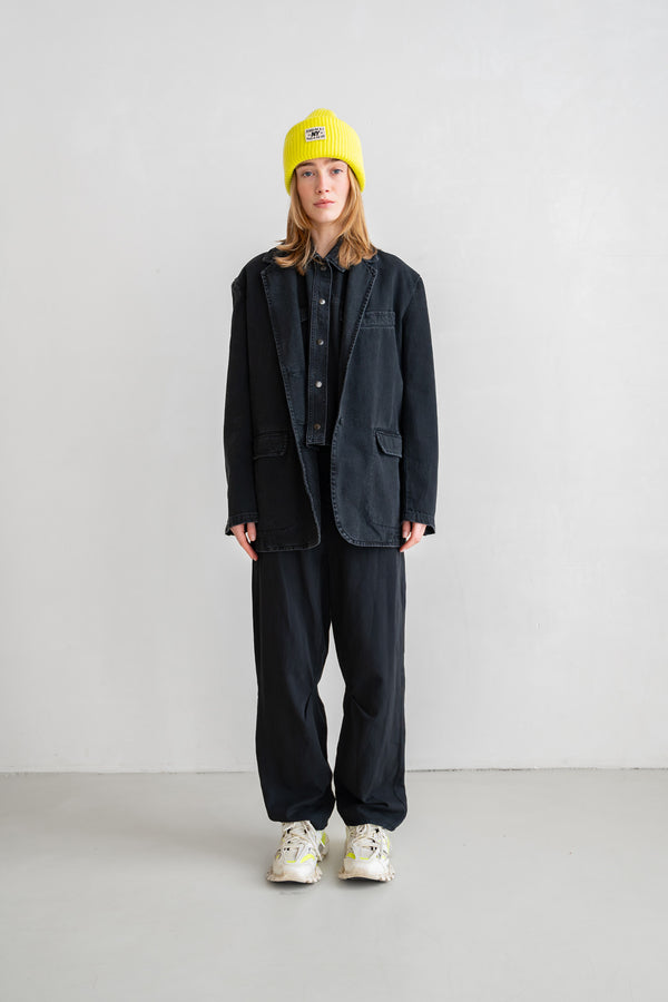 penn & ink BLAZER (W25Z799) BLACK JEANS