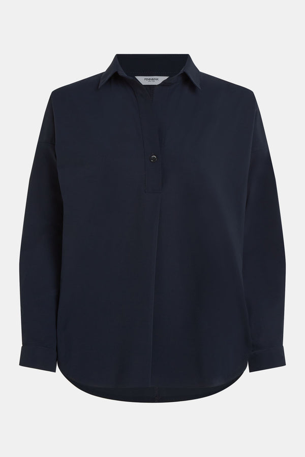 penn & ink BLOUSE (MAGDA) NAVY