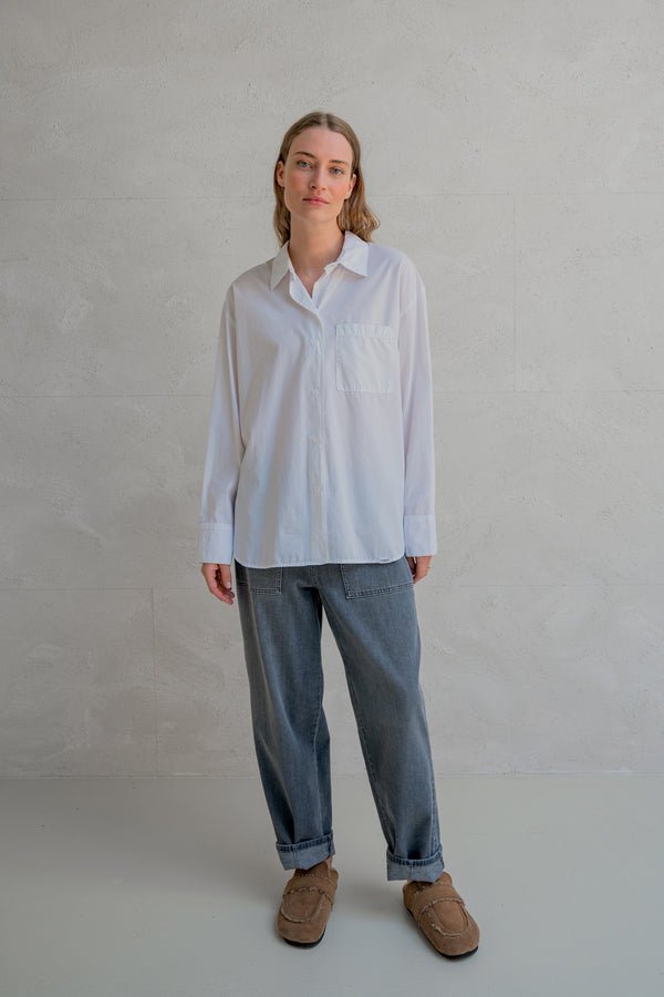 penn & ink BLOUSE (W25F1737) WHITE