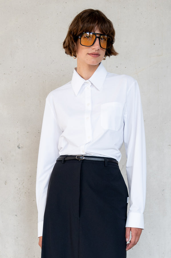 penn & ink BLOUSE (W25N1678LTD) WHITE