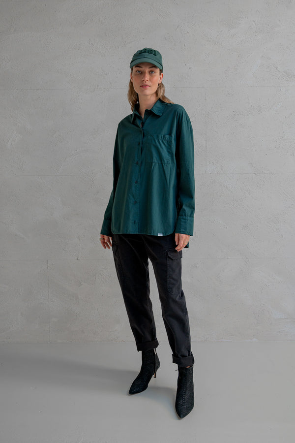 Penn & Ink BLOUSE (W25Z795) FOREST