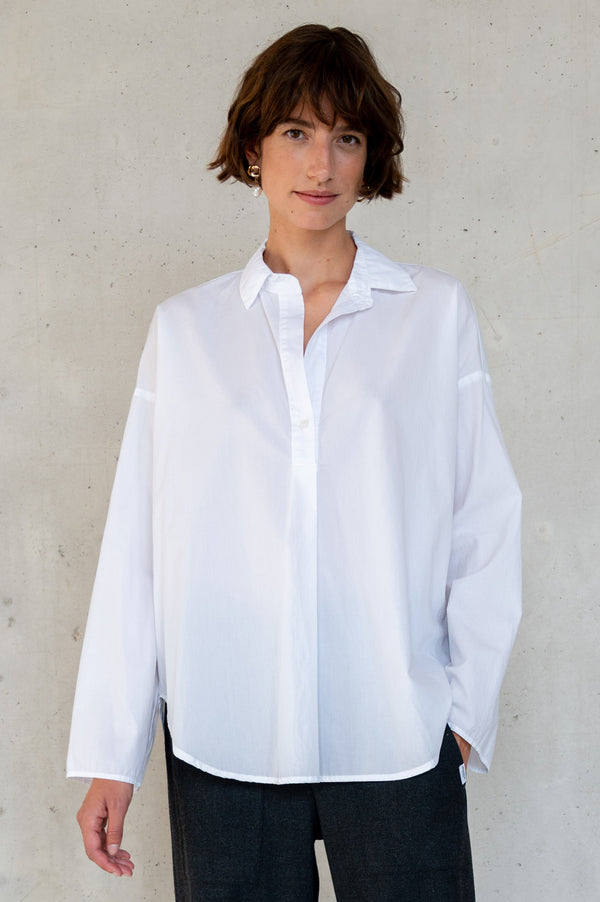 penn & ink BLOUSE (W25Z822LTD) WHITE