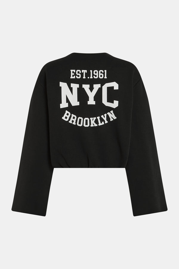 Penn & Ink CARDIGAN PRINT (W25T1212LTD) BLACK