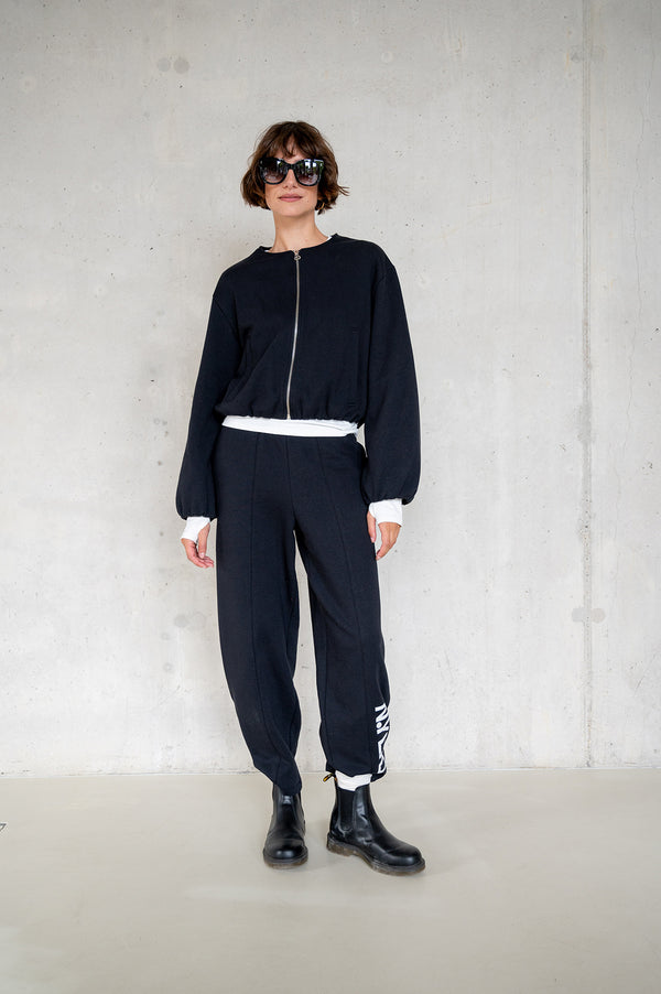 Penn & Ink CARDIGAN PRINT (W25T1212LTD) BLACK