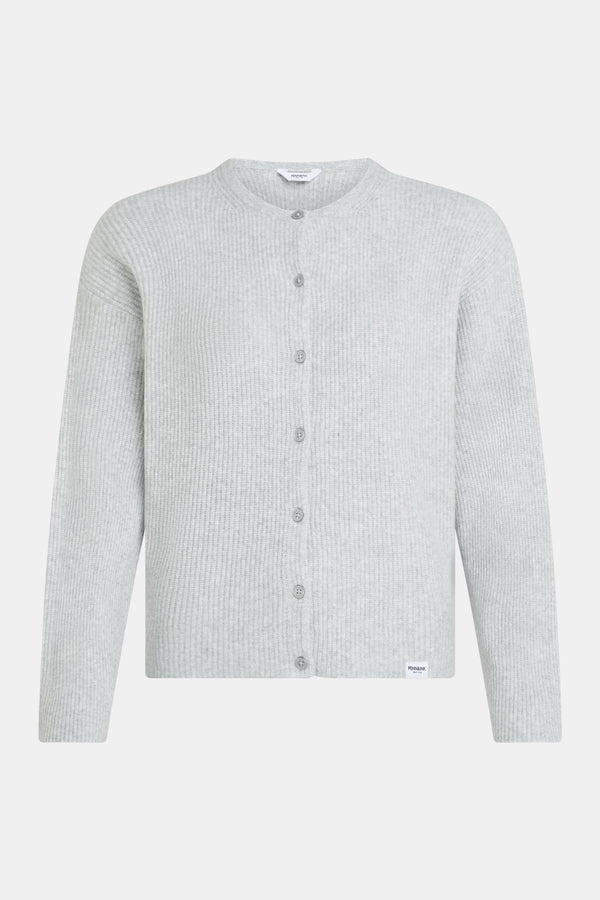 penn & ink CARDIGAN (W25B345) GREY MELANGE