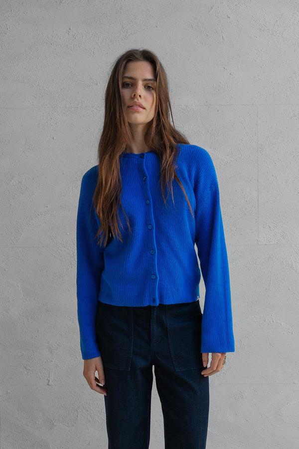 penn & ink CARDIGAN (W25B345) ROYAL BLUE