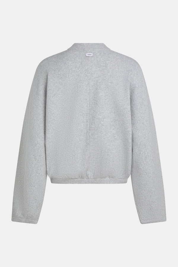 Penn & Ink CARDIGAN (W25B350) GREY MELANGE