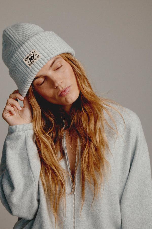 penn & ink CARDIGAN (W25B350) GREY MELANGE