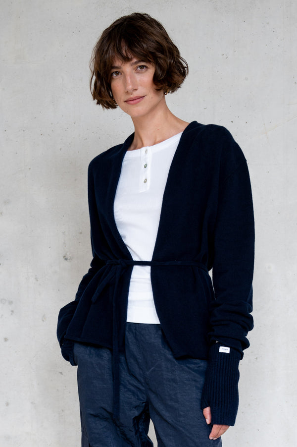 penn & ink CARDIGAN (W25B372LTD) NAVY