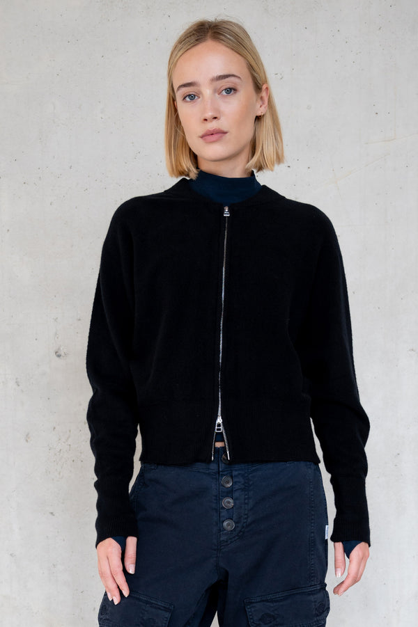 penn & ink CARDIGAN (W25B378LTD) BLACK