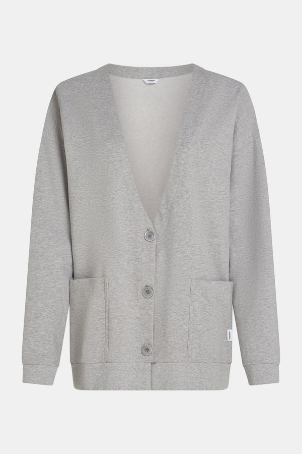 Penn & Ink CARDIGAN (W25F1710) GREY MELANGE