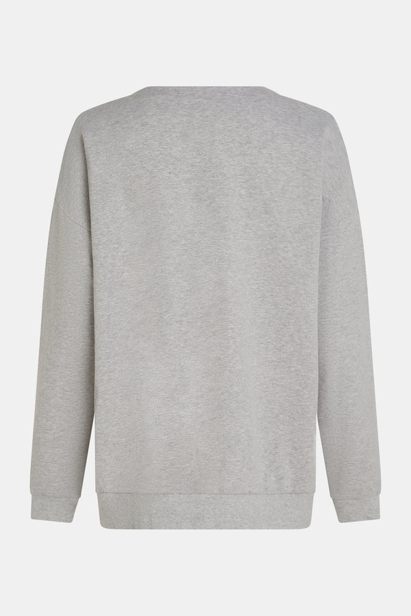 Penn & Ink CARDIGAN (W25F1710) GREY MELANGE