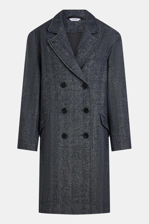 Penn & Ink COAT (W25N1647) NAVY MELANGE