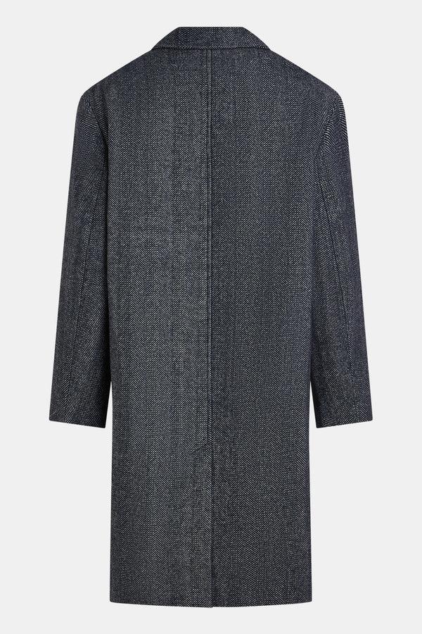 Penn & Ink COAT (W25N1647) NAVY MELANGE