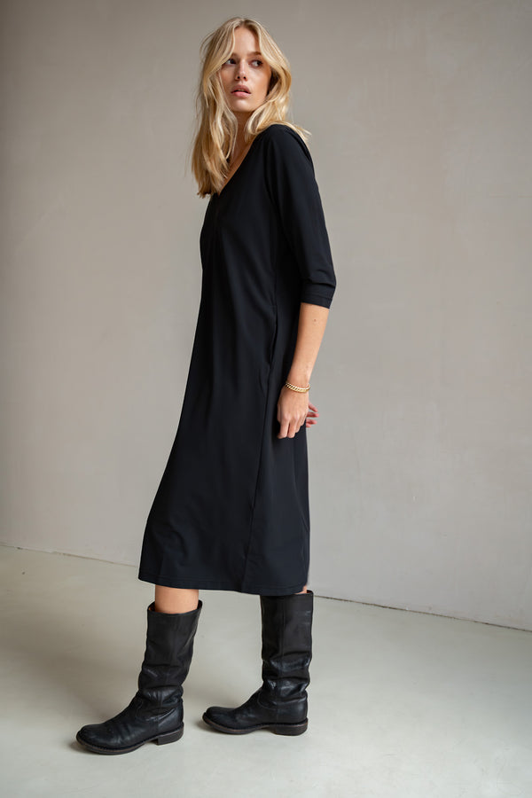 Penn & Ink DRESS (BLAKE) BLACK