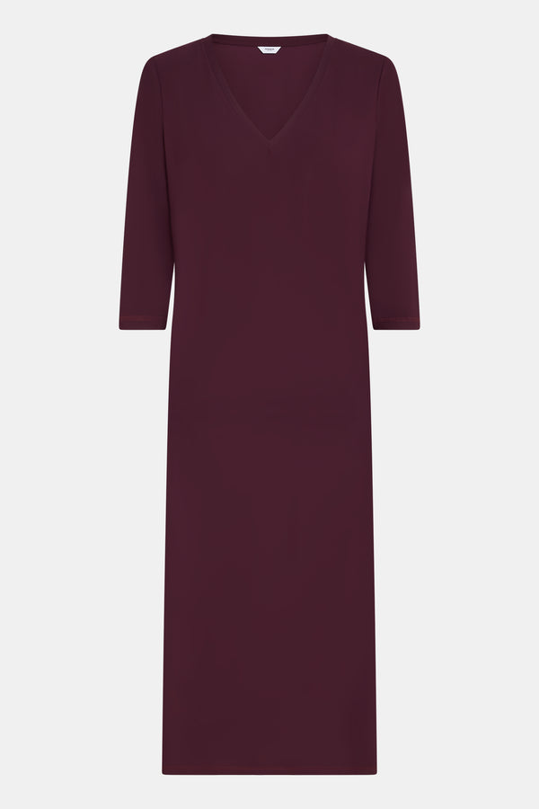 penn & ink DRESS (W25M-BLAKE) AUBERGINE