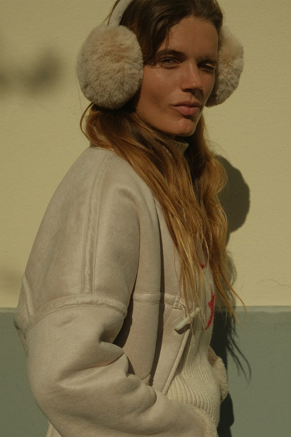 penn & ink EAR MUFFS (W25C337LTD) SAND