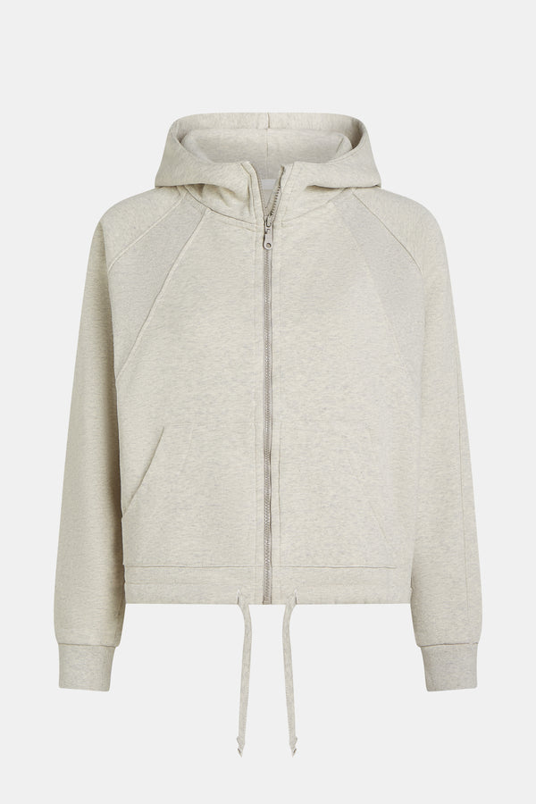 Penn & Ink HOODIE PRINT (W25F1701) ECRU MELANGE