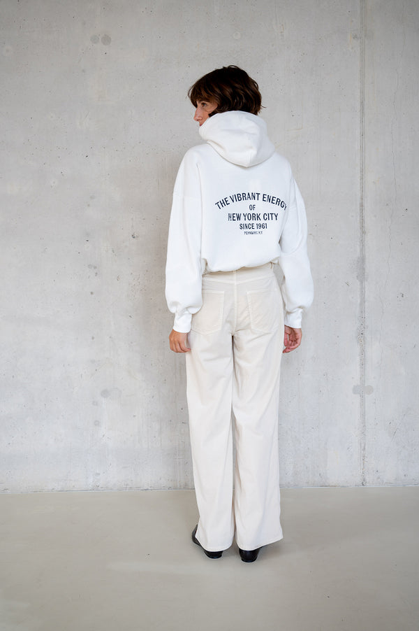 Penn & Ink HOODIE PRINT (W25T1211LTD) MILK