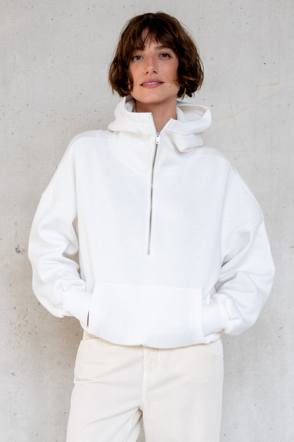 penn & ink HOODIE PRINT (W25T1211LTD) MILK