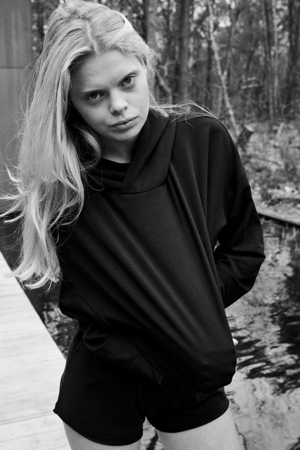 Penn & Ink HOODIE (T003) BLACK