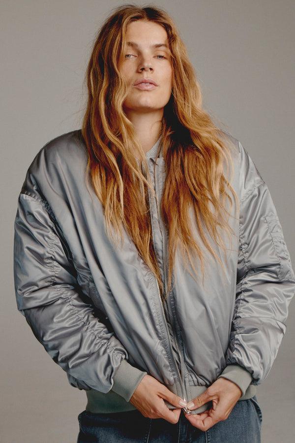 penn & ink JACKET (W25C289) SILVER